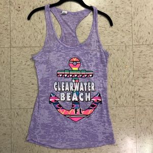 Clearwater beach tank top